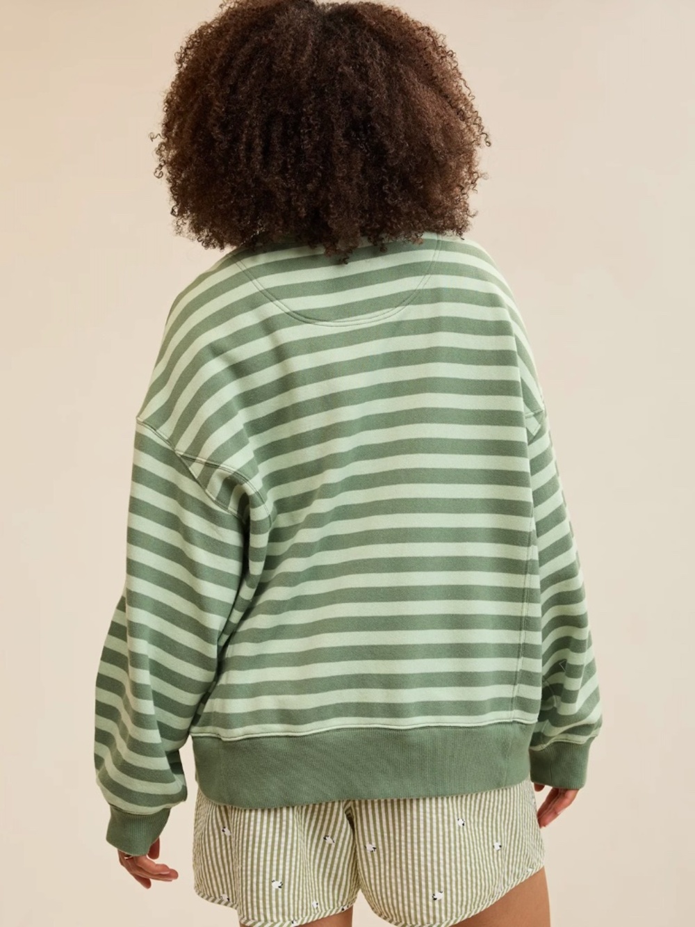 🆕NWT Aerie Go-To Sweatshirt in 'Overcast Green', Size Medium - Picture 4 of 10